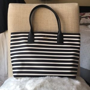 - FIRM - Kate Spade Striped Shoulder Bag
